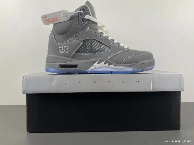 Rep LUCY 136027-005 Retro Wolf Grey 5 Jordan Air 0610